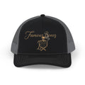 Trucker Cap - "Famous Bones" Director's Chair Embroidered Mesh Snapback